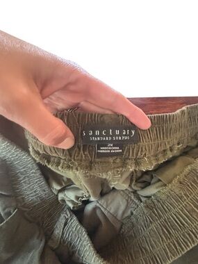 Sanctuary Standard Surplus Cargo Jogger Pants Olive Green 2X Utility Pants
